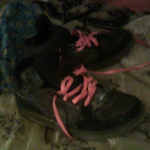 Pink n grey flight Jordan's